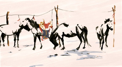 Some scenes from the life of Khutulun, a warrior princess of the Mongol Empire, as depicted by Shayl