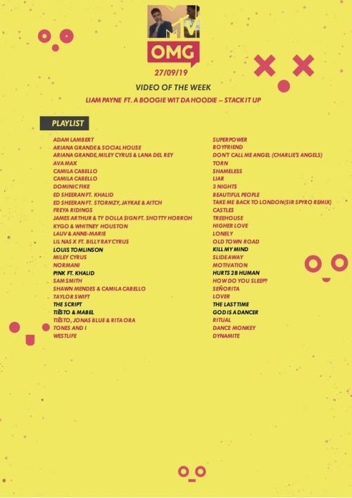 @MTVMusicUK: The MTV OMG (Sky 352/Virgin 318) playlist is here featuring the latest tunes from&helli