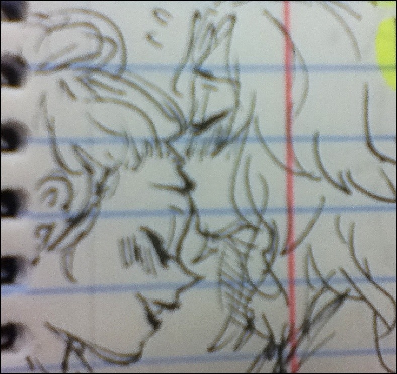 doodles in class (howevr these weren&rsquo;t all done on the same day lolol;)