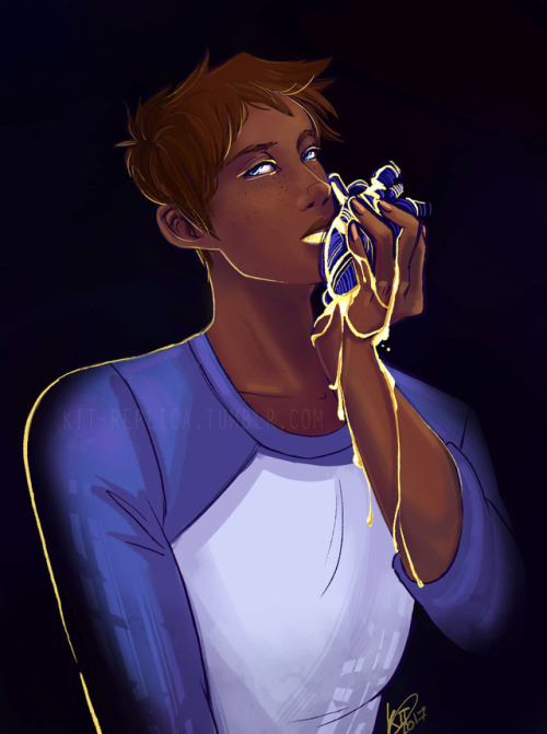 kit-replica: my heart is gold, and my hands are cold Lance has a heart of gold &lt;3