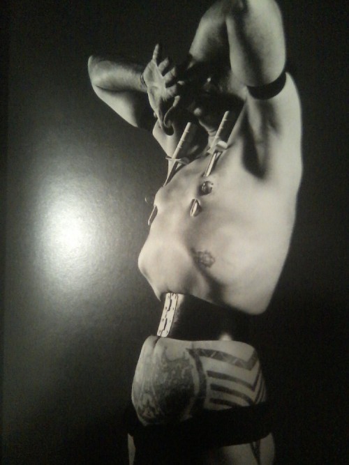 trinaechidna:  satanikmuguette:  (via mod-allure)  Some of my favorite photographs from Fakir Musafar’s “Spirit+Flesh” book.   Wow I need to own this book. 