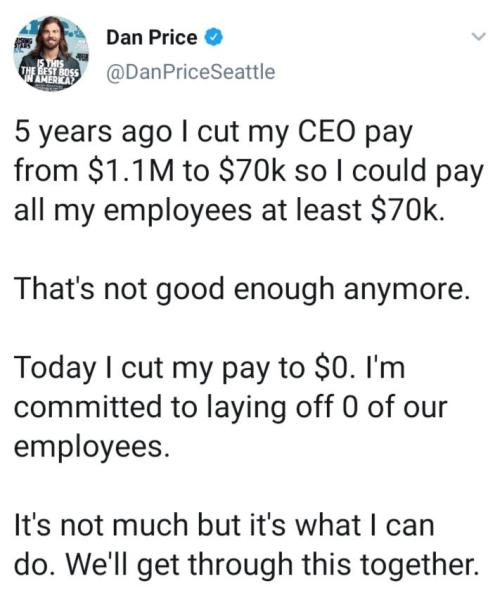 myrandomstuffpage:Dear CEO’s of America, be more like Dan!   Awesome 