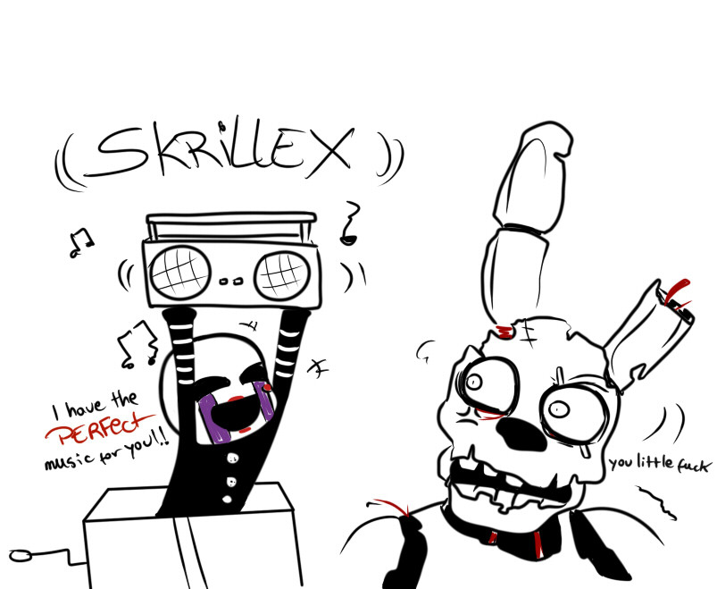 ask-thecreepyfamily:  I think I had waaaaaay too much fun drawing this.