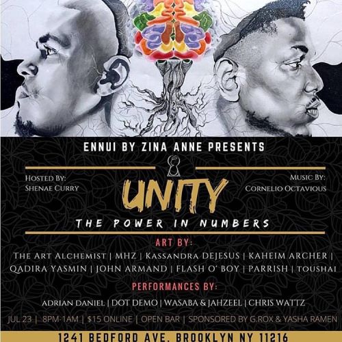 ENNUI by Zina Anne’s 4th Art Gallery experience has touched down. UNITY: The Power in Numbers is fin