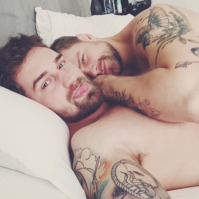 mymenstocktaking:  I can’t decide who’s hotter… SEXY COUPLE!!! Alexander Abramov (@abramov_lex)