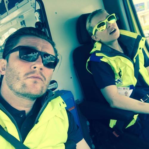 BAMF&rsquo;s on Lyn2 #ems #shades #falckpeople #emtlife