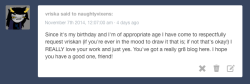 aww thank you!  i&rsquo;ve been super busy lately and haven&rsquo;t had much time for porn but here&rsquo;s a little sketch at least.  happy belated bday, hope it was a good one :)