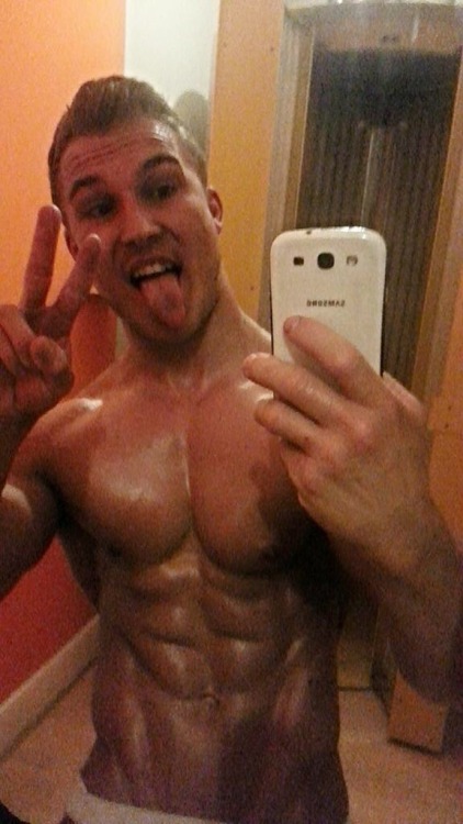 Fitness model Danny Dobson gets exposed  adult photos