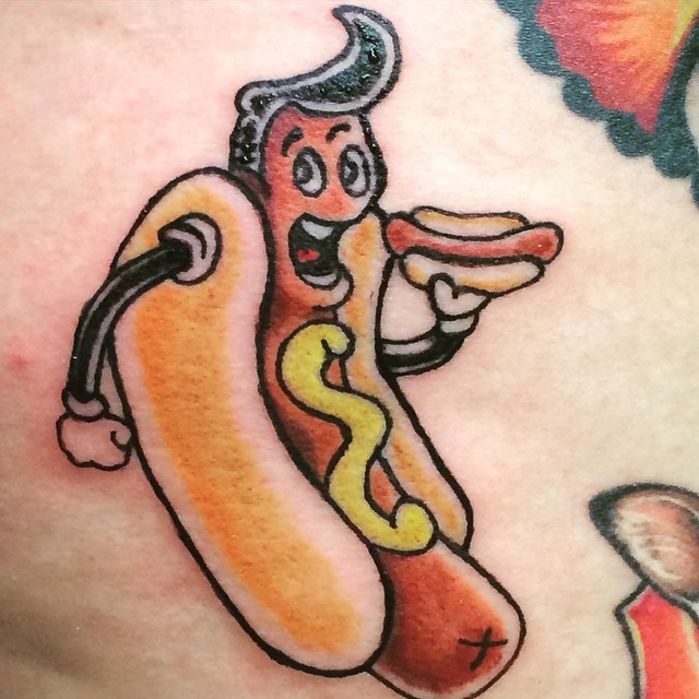 carl on Twitter If you have a hot dog tattoo now is the time to send it  to me  Twitter