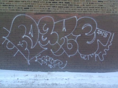 Logan square alley, Spaulding graffiti.