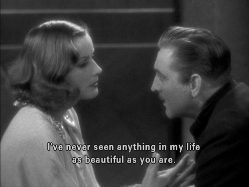 classichollywoodstuff: Greta Garbo and John Barrymore - Grand Hotel 1932