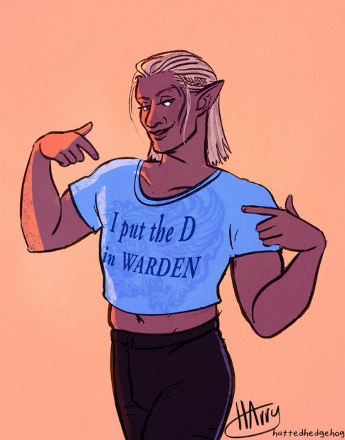 hattedhedgehog:I finally drew Zevran.