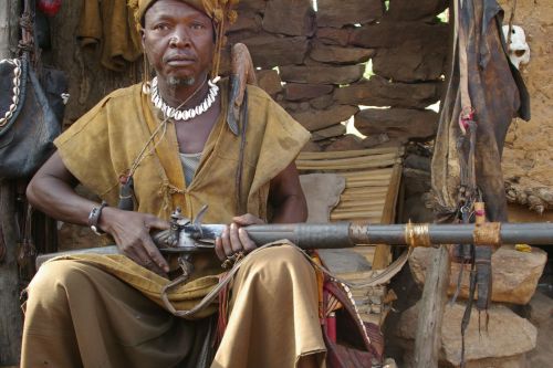 A Dogon hunter and his trusty musket, Mali, circa 2008.Photographed by Rob Sweatman.
