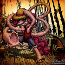 fisherpon:  Pinkie D. Luffy by =MetaDragonArt