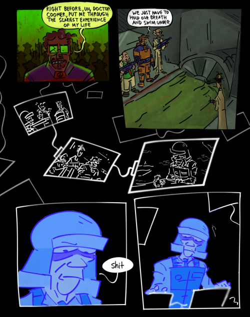 oops i almost forghot to post this here aaugugh!!!!!!!!! pages 1-7 /17 for the comic i did for @hlvr