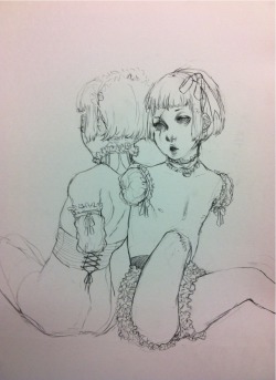 milklace:  i started doodling in class during