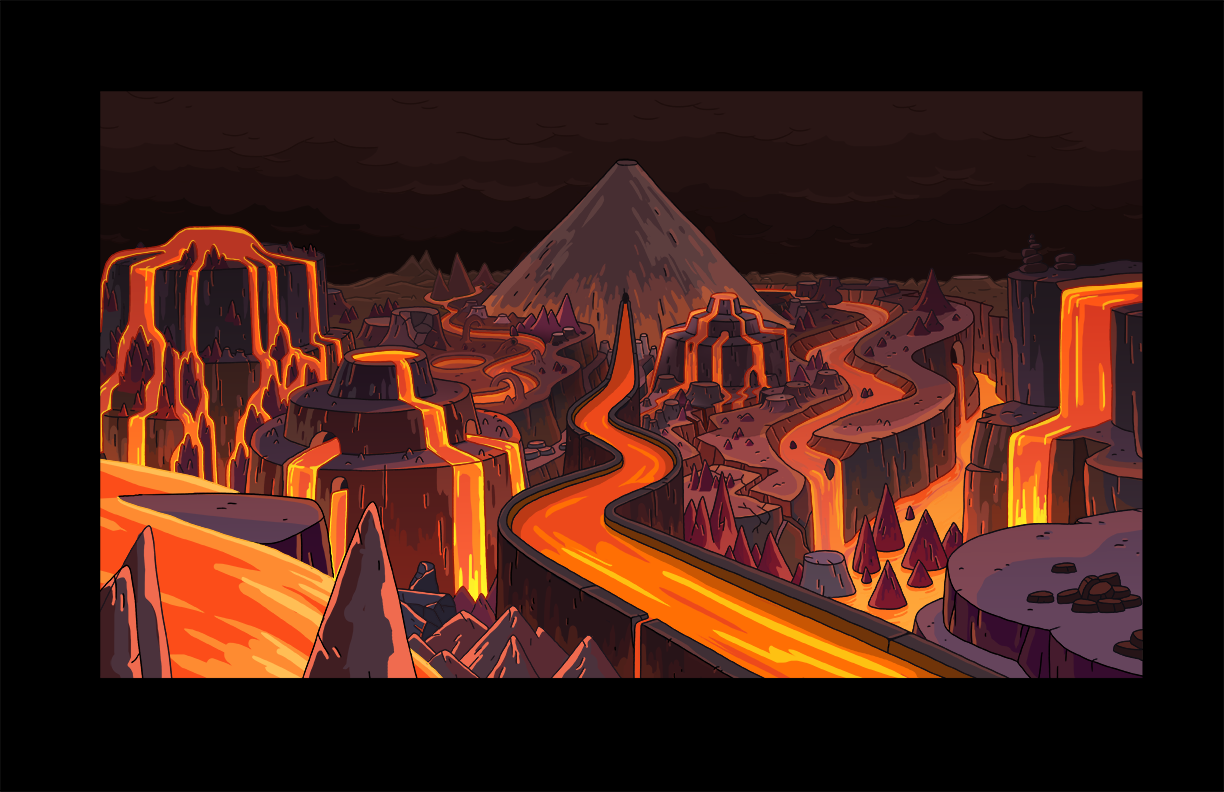 selected backgrounds from Evergreen art director - Nick Jennings BG designers - Derek