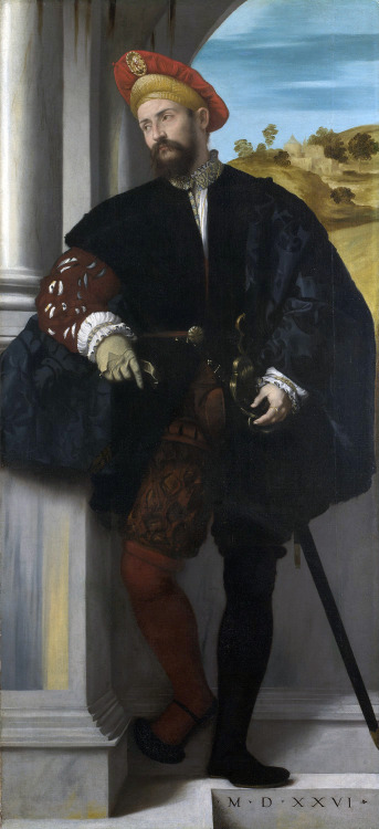 Portrait of Gerolamo II Avogadro by Moretto da Brescia, 1526