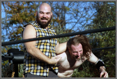 Matt Montana of The Outdoorsmen vs. “Rad Dad” Radley Belmont of The Stepdads during Invictus Pro Wre