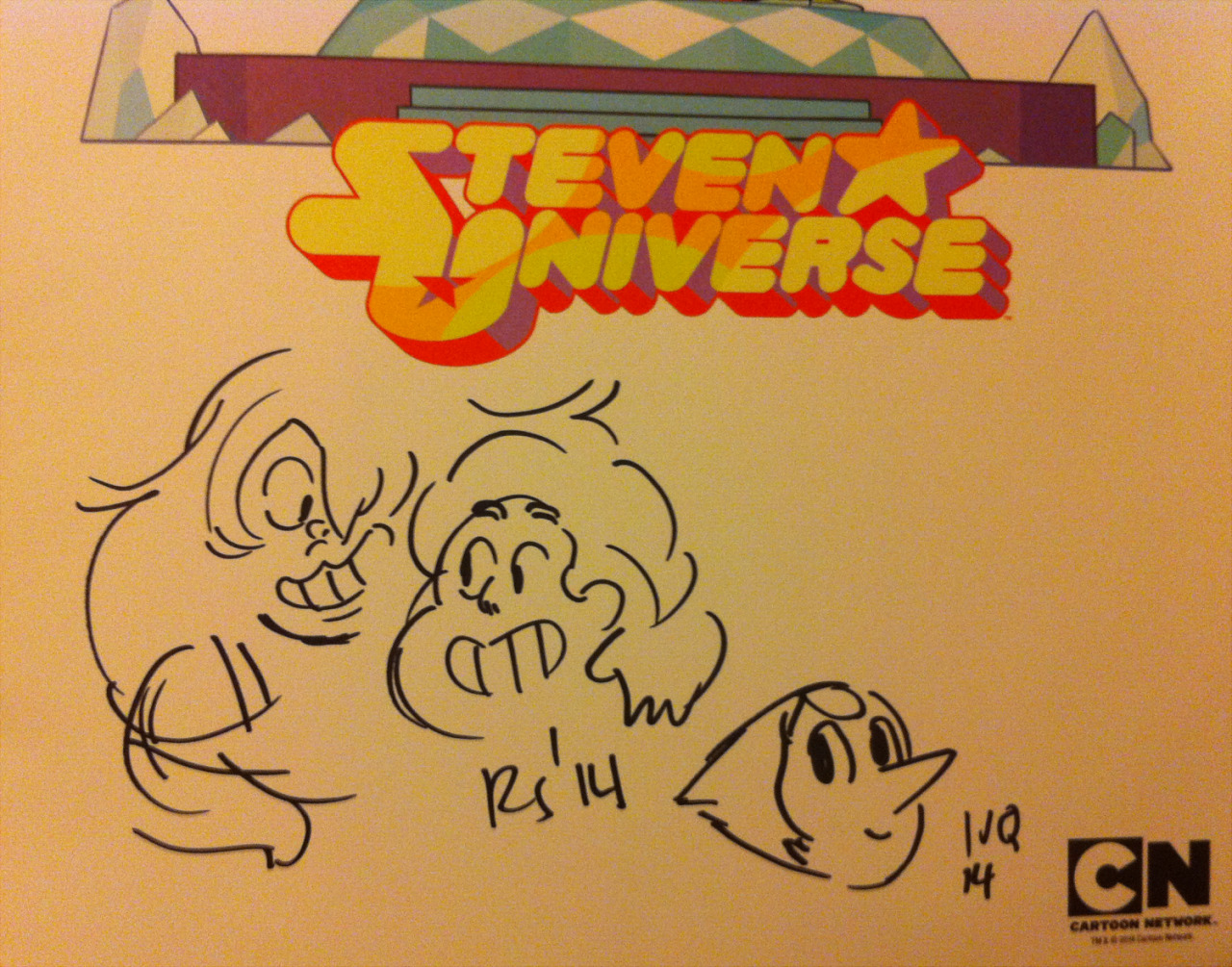 Some amazingly adorable drawings by Rebecca Sugar and Ian Jones-Quartey my sister