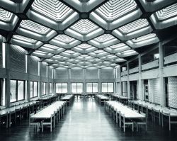 Brutalistinteriors:  Hilda Besse Building, St. Antony’s College, Oxford (1962)