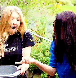 gwendoline-christies:Natalie Dormer and Katie McGrath finally doing the ASL Ice Bucket ChallengeMy o
