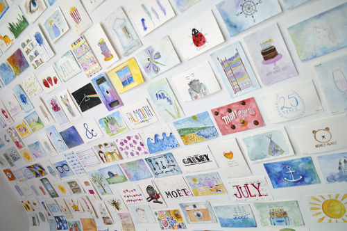 On 1st February 2013, I started a Watercolour Diary. I was inspired my an artist called Tr