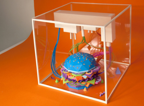 cross-connect:  Lucy Thomas and Thibault Zimmermann are Zim & Zou, a French studio based in Nancy. Giving a dynamic edge to three-dimensional art and installation, the duo prefers using with “real objects”, such as paper, rather than digital rendering
