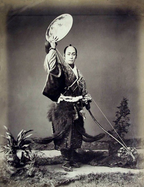 Baron Raimund von Stillfried (1839-1911)Samourai Bowman, 1880’s