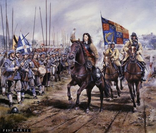 Charles II at the Battle of Worcester on this day in 1651