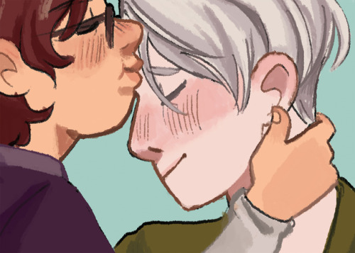 previews of my piece for @ai-yurionicezine ! it’s a family affair y’all!!preorders 