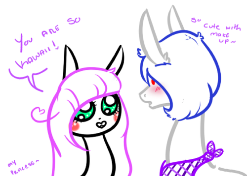 ask-japan-pony:ask-francepony:ask-japan-pony:ask-francepony: “You there Japan?    (Crap)    =3