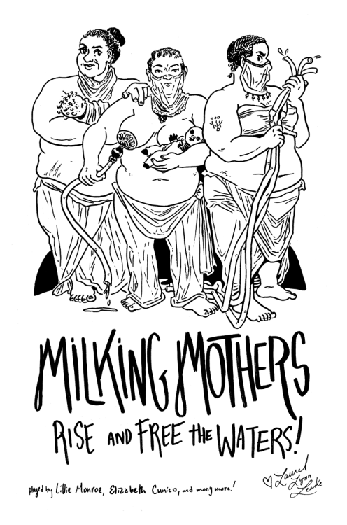 misslillie:laurellynnleake:counterintuitivecomics:My tribute to the Milking Mothers of Mad Max: Fury