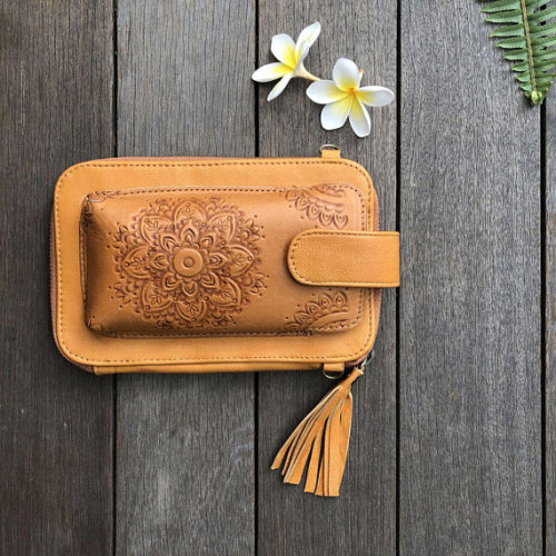 Leather Phone Wallet Bag //ARKshopper