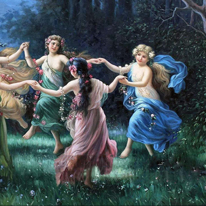 Hans Zatzka Fairy Dance Austrian 1859 1945 Hans Zatzka Fairy Dance Austrian 1859 1945