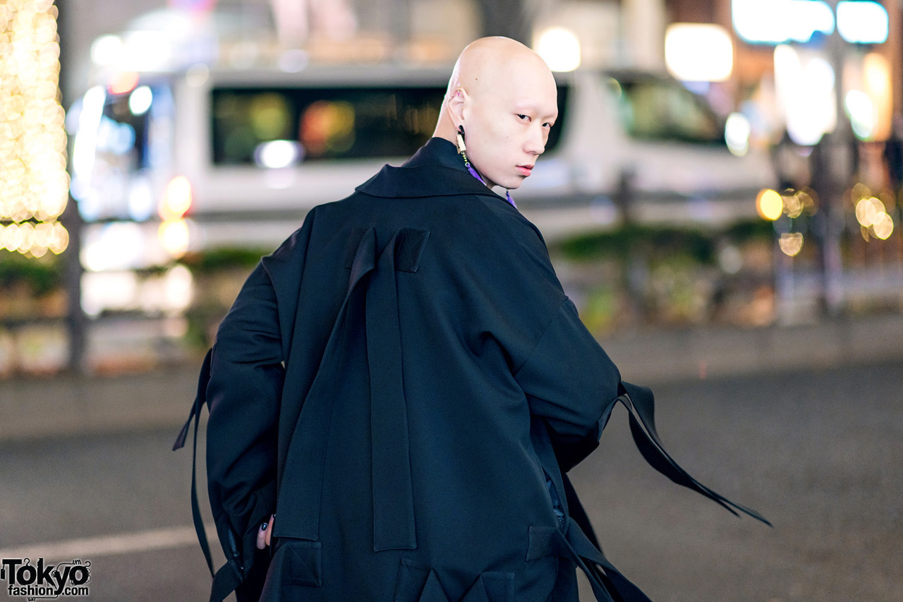 tokyo-fashion:  Japanese musician Shouta on the street in Harajuku wearing an oversized