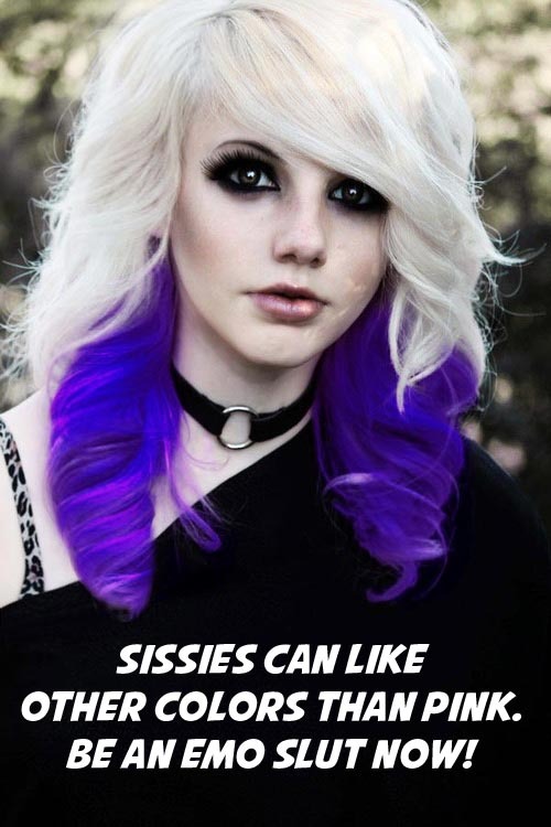 for more captions, follow me to sissycaptionned.tumblr.com  (God, I love your makeup