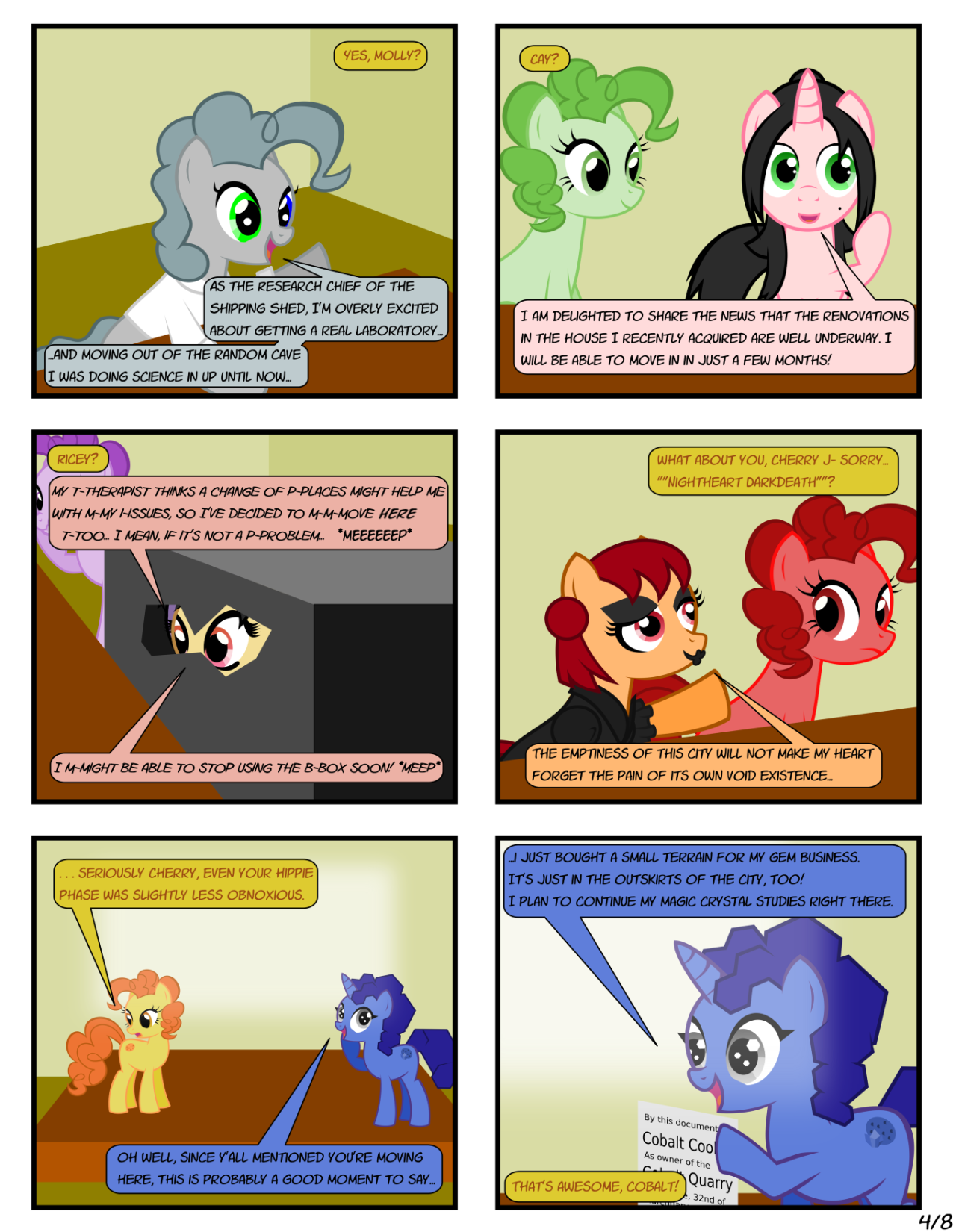 askthecookies:  Comic: Cookie Family Party - Part I  o___o