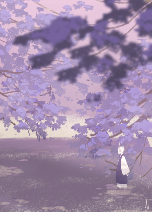 wratshit:  For thine trees to thrive, one must plant them apart. — Horain Proverb. Lune’s lavender sea.