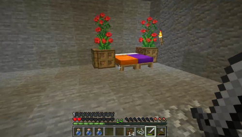When They Streams Minecraft For You And Makes A Second Bed In Your Favorite Color For You