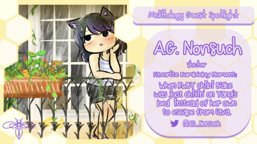 Hello again, everyone!Time for another guest spotlight! Introducing:A.G. Nonsuch | Twitter