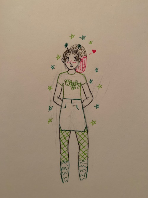 Did I Drop Everything To Draw A Sniggle Version Of Myself After My Friend Sent Me Hers? Yes. Yes I Did