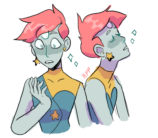 helloplanetpack:  quick pilot pearl doodles before i w o r k  