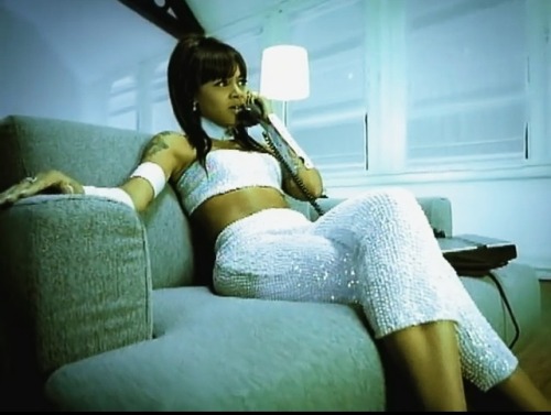 Left-Eye in Donell Jones’ video: “U Know What’s Up”