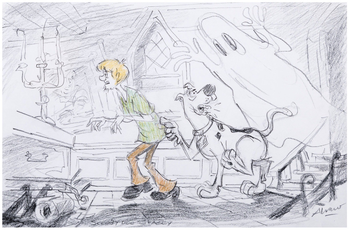 weirdlandtv:Concept drawings for Hanna-Barbera’s SCOOBY-DOO by Alvaro Arce and