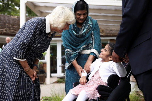 The Duchess of Cornwall, Patron, visits Helen &amp; Douglas House. Oxford, 13.07.2021