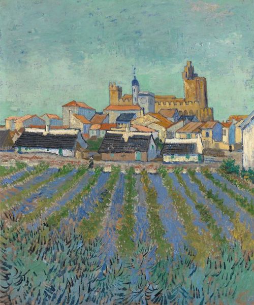 Vincent van Gogh (1853–1890)View of Saintes-Maries-de-la-MerJune 1888Oil on canvas64.2 x 53 cmKrölle