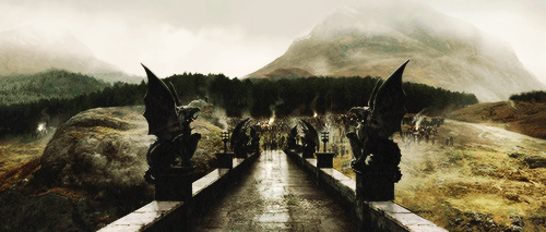 knockturnallley:  Harry Potter and the Deathly Hallows Part II concept art by Andrew Williamson 