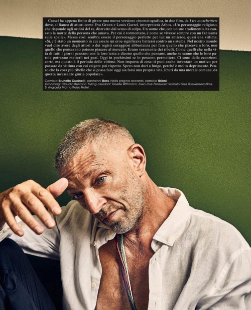 Vincent Cassel by Fe Pinheirø | Icon Magazine. Rebel Rebel Issue. 2022