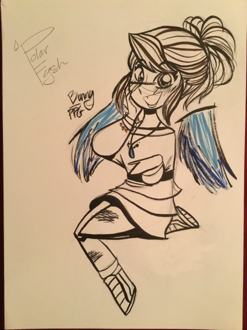 Concept For Bunny With Brush Pens.